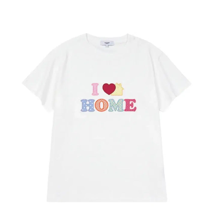 [BUNJANG] Okiddo I Love Home T-shirt (L) / 오끼뜨 아이러브홈 티셔츠 공용 L사이즈