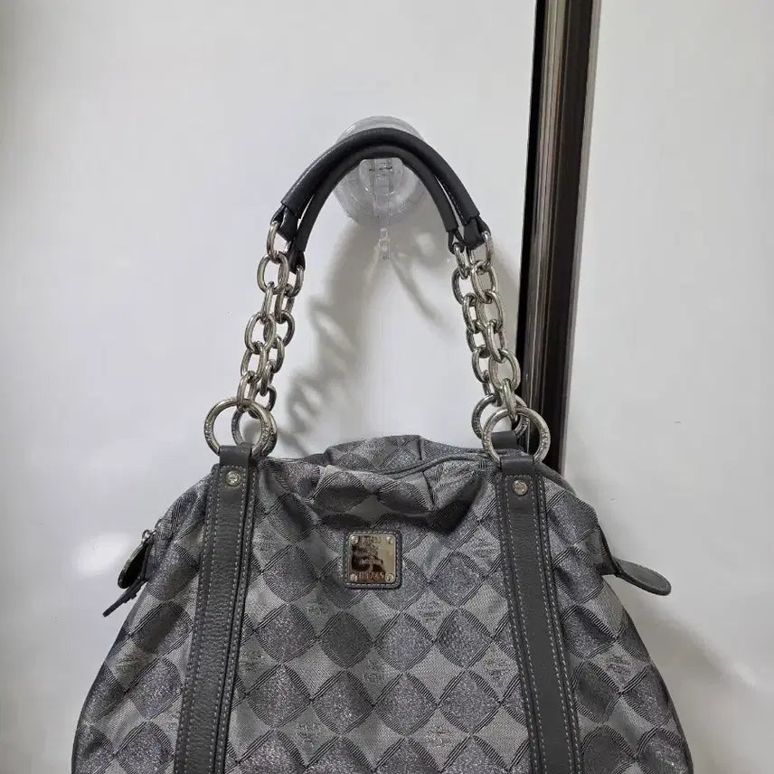 [SOLD OUT] MCM 체인 숄더백 가방 패턴 은색