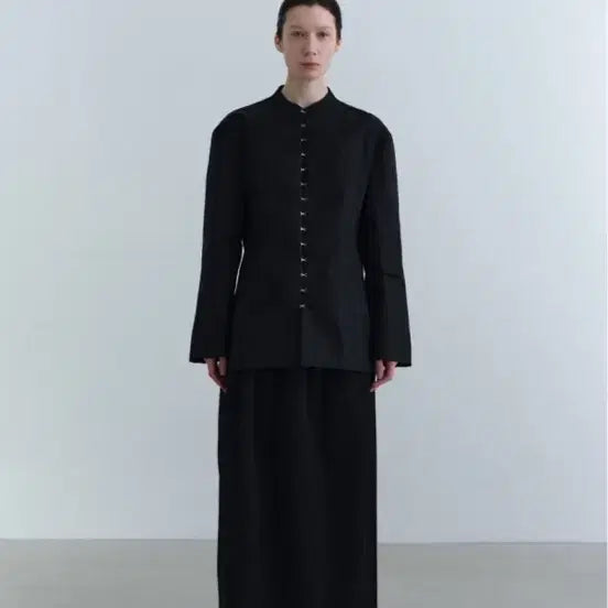 [BUNJANG] Oveheden Round Neck Hook Jacket / 오브헤덴 라운드 넥 후크 자켓
