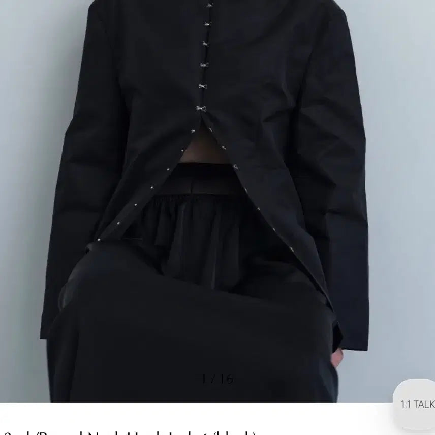 [BUNJANG] Oveheden Round Neck Hook Jacket / 오브헤덴 라운드 넥 후크 자켓