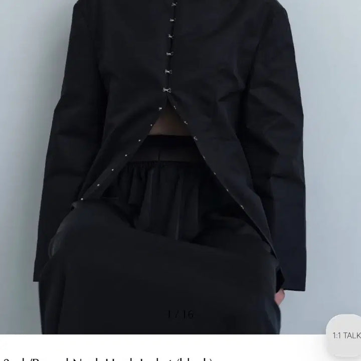 [BUNJANG] Oveheden Round Neck Hook Jacket / 오브헤덴 라운드 넥 후크 자켓