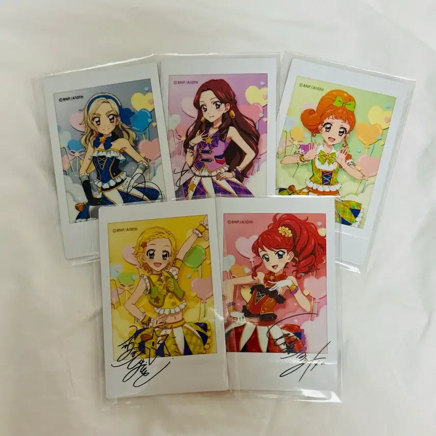 [BUNJANG] Aikatsu! Idol Activity Parade Cheki 5-Piece Bundle Set School Uniform Version / 아이카츠 아이엠스타 퍼레이드체키 5종 일괄 스쿨룩 아카제네