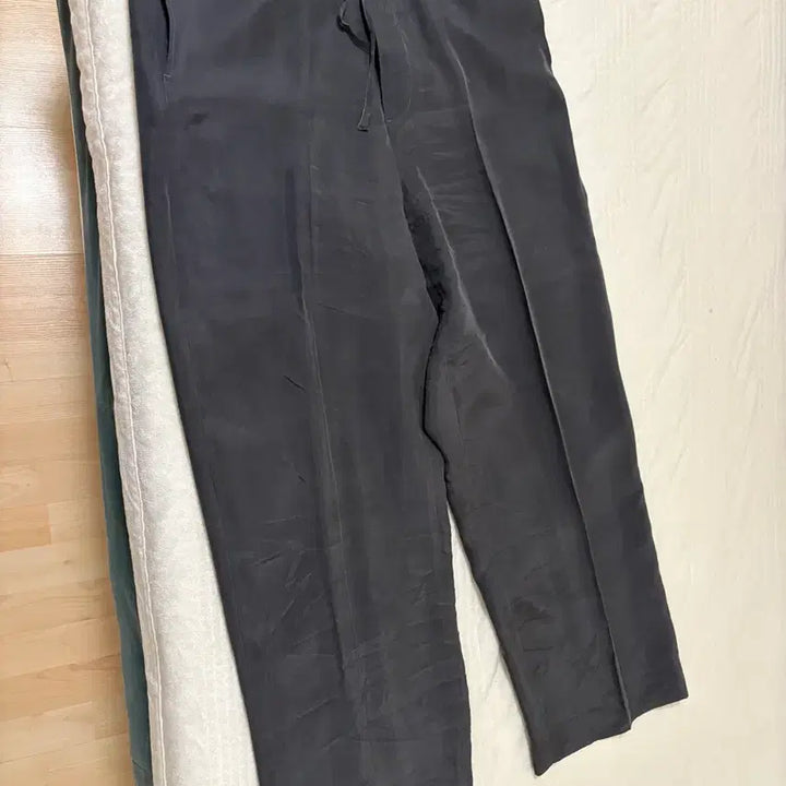 [SOLD OUT] [M]유스 youth 26ss 큐프로와이드스트링팬츠 차콜그레이