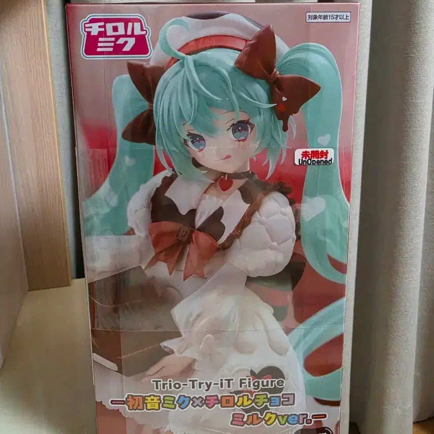 [BUNJANG] Vocaloid Hatsune Miku Milk Ver. Figure / (미개봉) 보컬로이드 하츠네 미쿠 미쿠x티롤 초코 밀크 Ver. 피규어