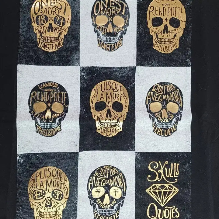 [BUNJANG] XS Skull Punk T-shirt / [XS] 스컬 펑크 해골 티