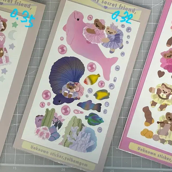 [BUNJANG] Yulbamgom Sticker / 고전) 율밤곰 스티커