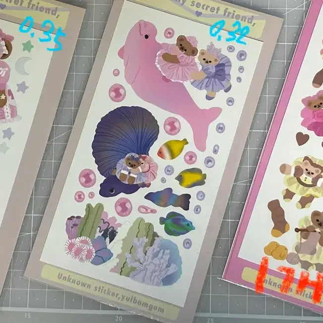 [BUNJANG] Yulbamgom Sticker / 고전) 율밤곰 스티커