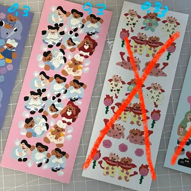 [BUNJANG] Yulbamgom Sticker / 고전) 율밤곰 스티커