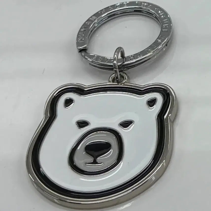 [BUNJANG] Human Made Metal Keyring Animal Head Polar Bear White / 휴먼메이드 메탈 키링 화이트 정품(애니멀 헤드 북극곰)