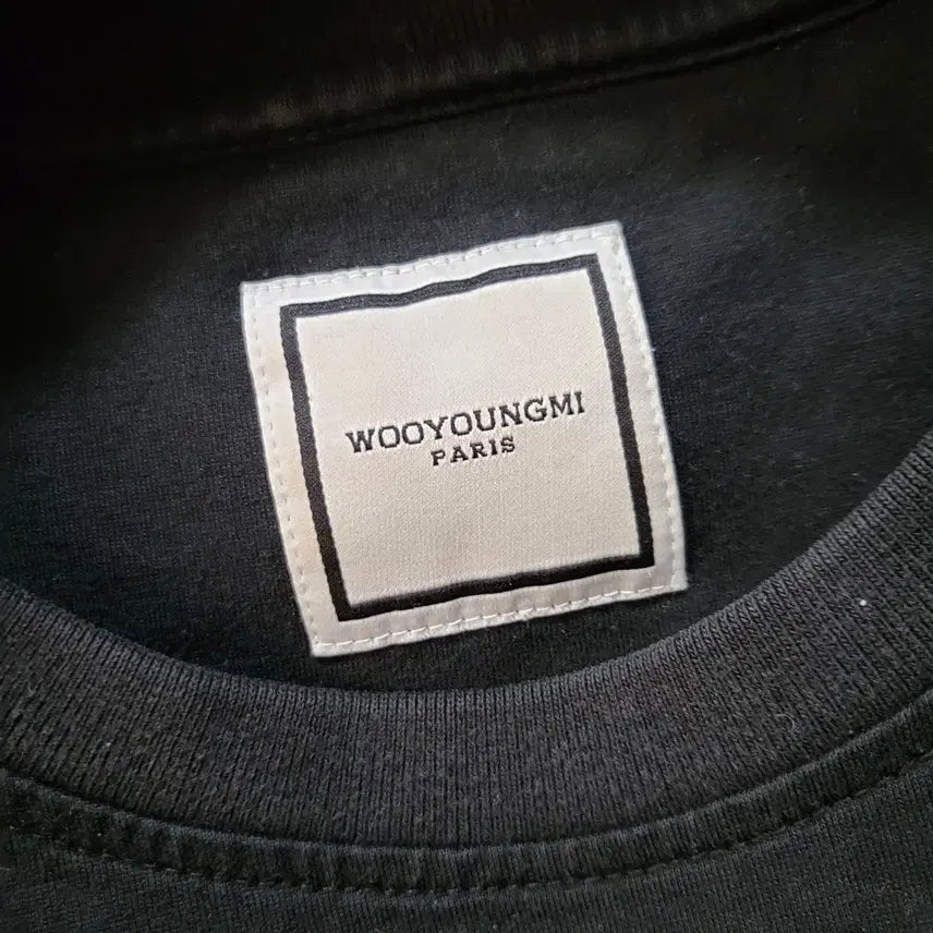 [BUNJANG] Wooyoungmi Flower Back Logo T-shirt / [발색] 48 / 21SS 우영미 플라워 백로고 반팔티