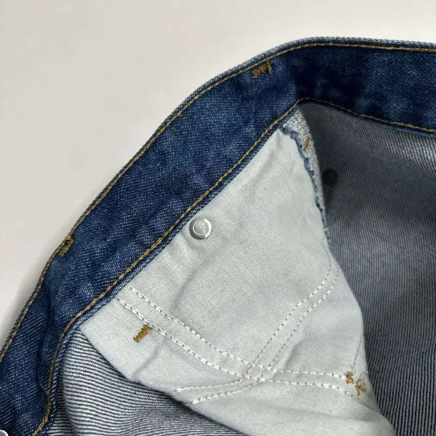 [BUNJANG] Carhartt B73-DST Double Knee Denim Pants / 칼하트 B73-DST 더블니 데님 팬츠 33x30