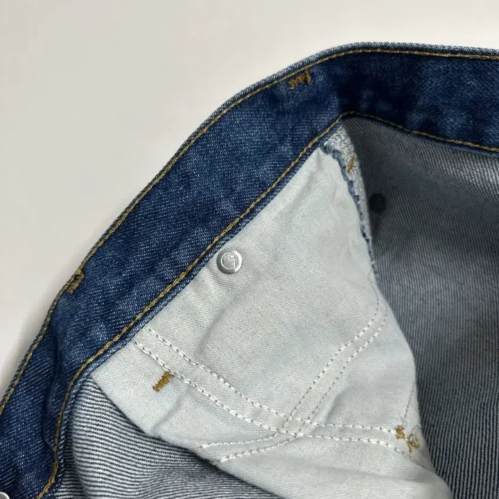 [BUNJANG] Carhartt B73-DST Double Knee Denim Pants / 칼하트 B73-DST 더블니 데님 팬츠 33x30
