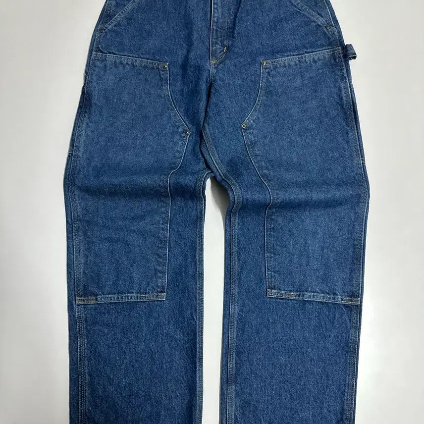 [BUNJANG] Carhartt B73-DST Double Knee Denim Pants / 칼하트 B73-DST 더블니 데님 팬츠 33x30