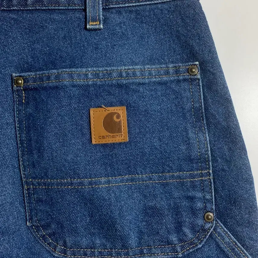 [BUNJANG] Carhartt B73-DST Double Knee Denim Pants / 칼하트 B73-DST 더블니 데님 팬츠 33x30