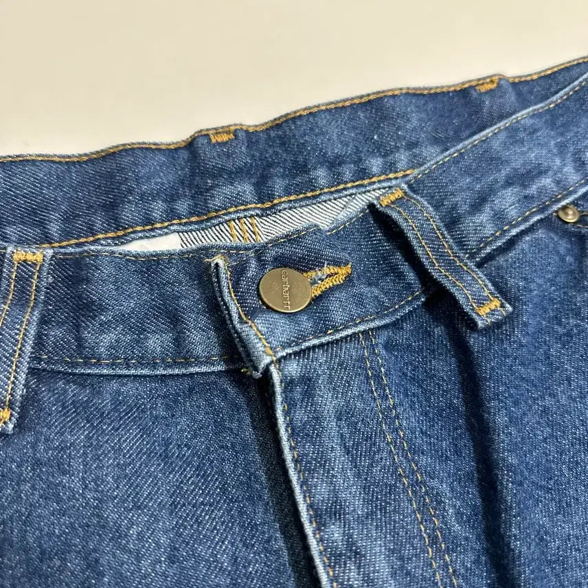 [BUNJANG] Carhartt B73-DST Double Knee Denim Pants / 칼하트 B73-DST 더블니 데님 팬츠 33x30