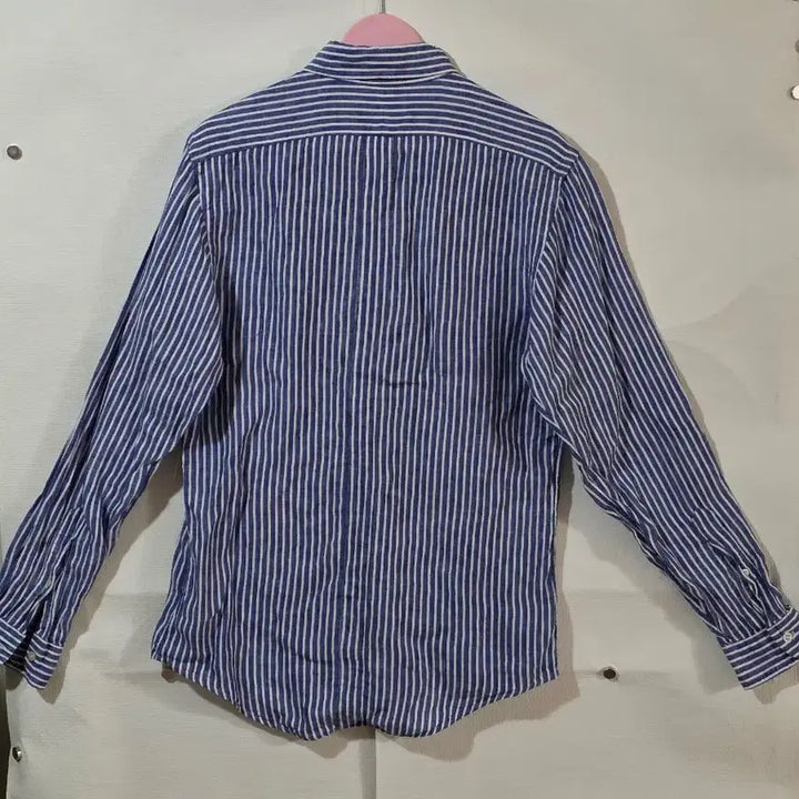 [BUNJANG] Polo Ralph Lauren Classic Fit Striped Linen Shirt / 정품 폴로 랄프로렌 클래식핏 스트라이프 린넨 셔츠