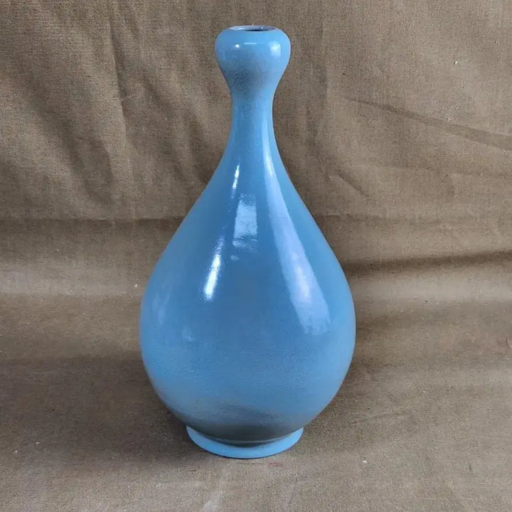 [BUNJANG] Rare Celadon Vase with Blue Glaze / 중국도자기 청룡사어제 유약빛 맑은 여요청자
