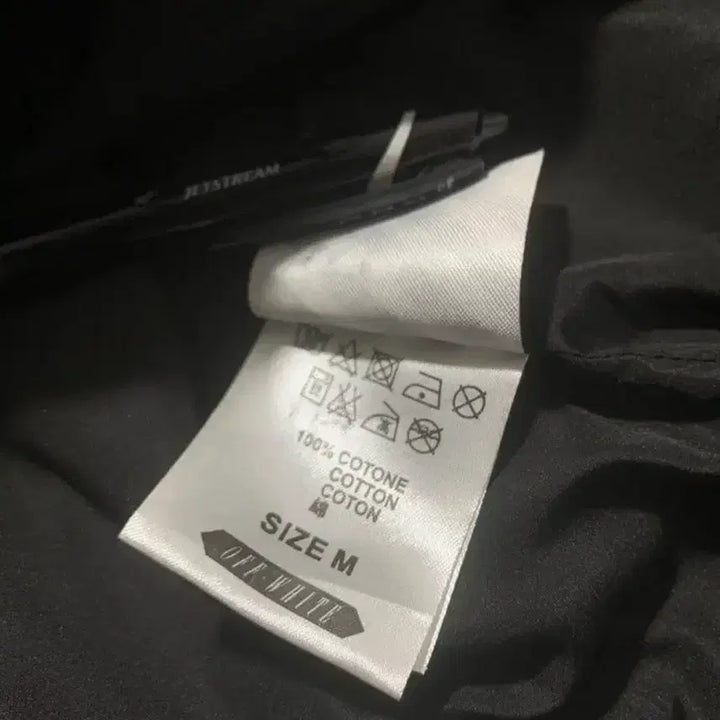 [BUNJANG] Off-White Black Bomber Jacket / 오프화이트 블랙 블루칼라 봄버 자켓
