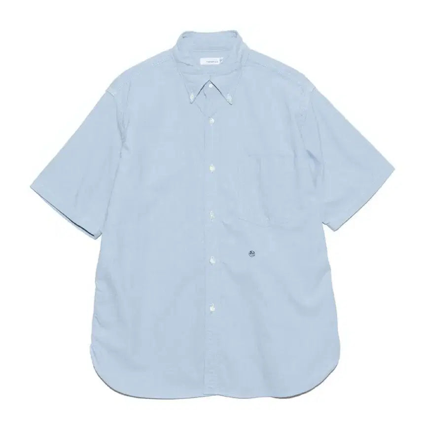 [BUNJANG] nanamica Oxford Short Sleeve Shirt Blue (Size M) / 나나미카 반팔 셔츠 M