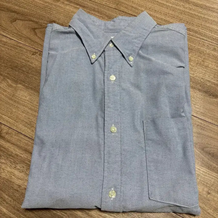 [BUNJANG] nanamica Oxford Short Sleeve Shirt Blue (Size M) / 나나미카 반팔 셔츠 M