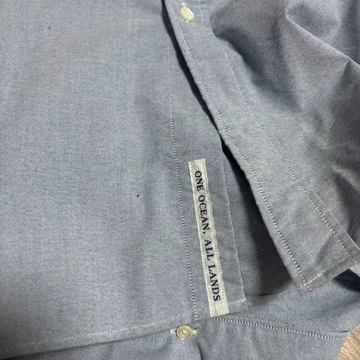 [BUNJANG] nanamica Oxford Short Sleeve Shirt Blue (Size M) / 나나미카 반팔 셔츠 M