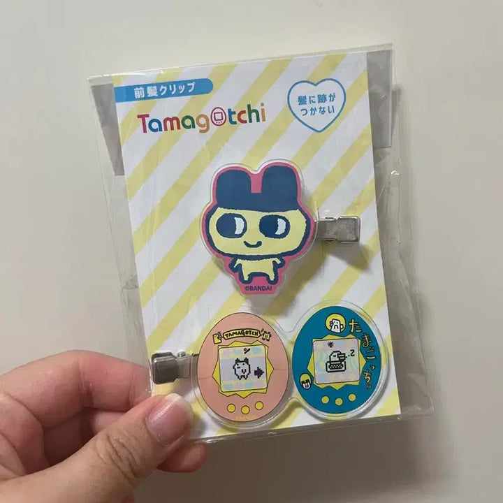[BUNJANG] Bandai Tamagotchi Acrylic Hair Clip / 단종제품 반다이 다마고치 아크릴 헤어클립 머리삔