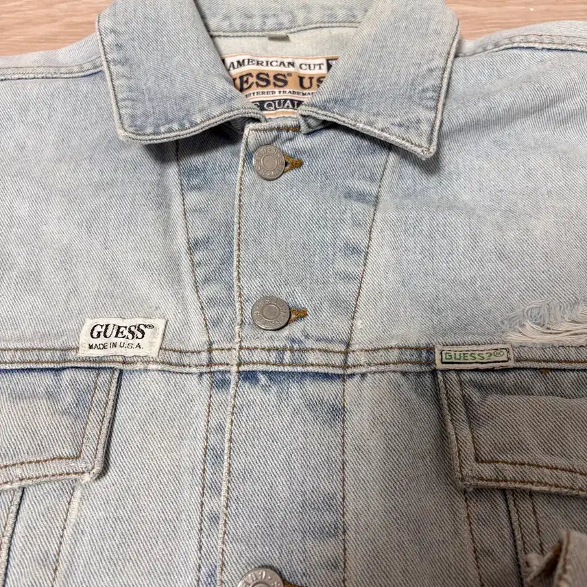 [SOLD OUT] Guess 게스 연청 데님 자켓