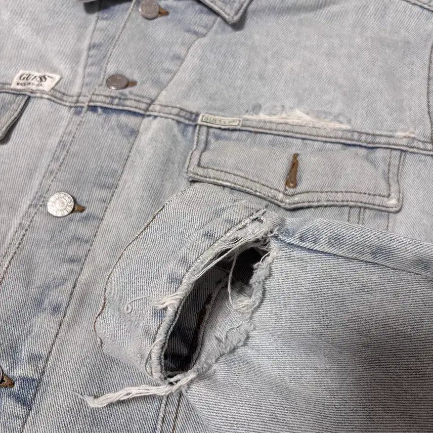 [SOLD OUT] Guess 게스 연청 데님 자켓
