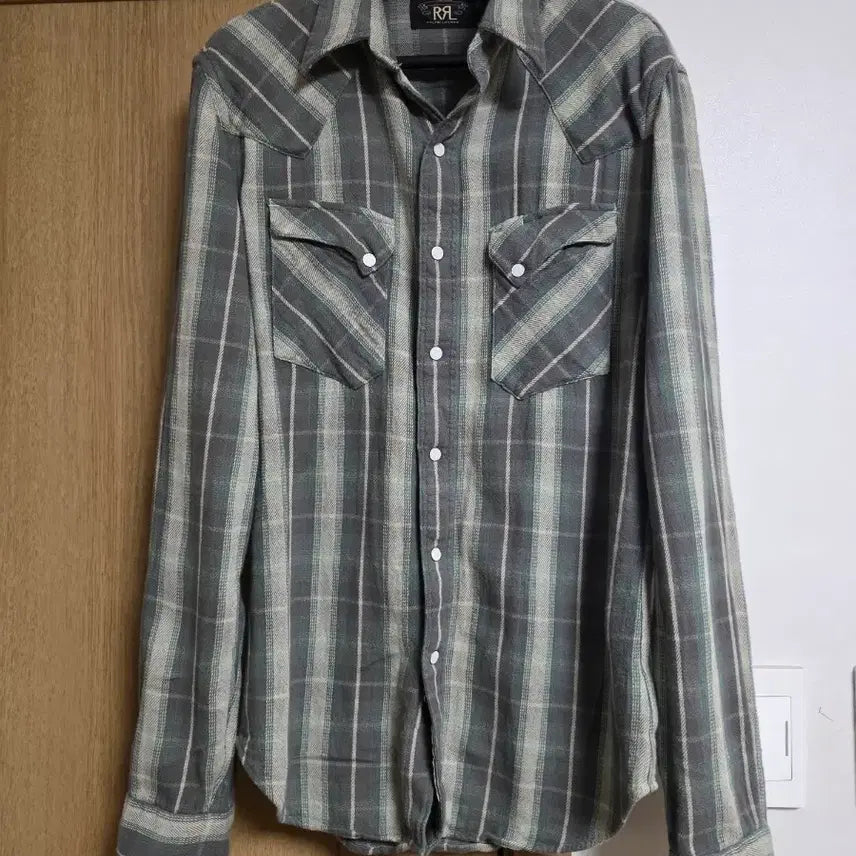 [BUNJANG] RRL Western Plaid Check Shirt (S) / RRL 더블알엘 웨스턴 플래드 체크 셔츠 (S)