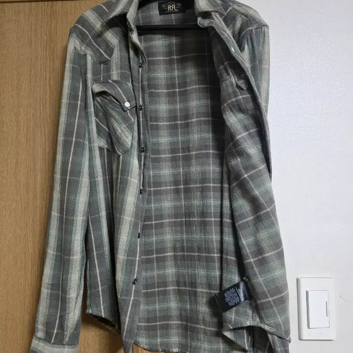 [BUNJANG] RRL Western Plaid Check Shirt (S) / RRL 더블알엘 웨스턴 플래드 체크 셔츠 (S)