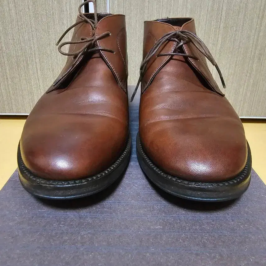 [BUNJANG] Salvatore Ferragamo Calf Leather Chukka Boots Brown / 페라가모 구두 부츠 카프 7