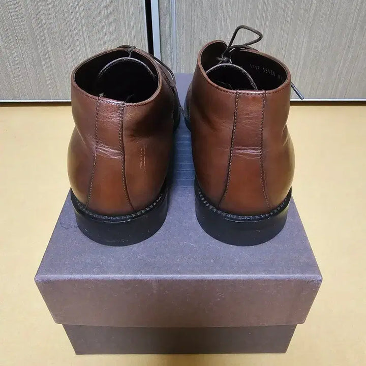 [BUNJANG] Salvatore Ferragamo Calf Leather Chukka Boots Brown / 페라가모 구두 부츠 카프 7