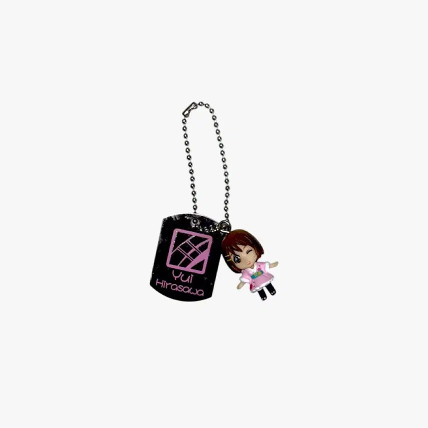 [BUNJANG] K-On! Yui Figure Keyring / 케이온 유이 군번줄 피규어 키링