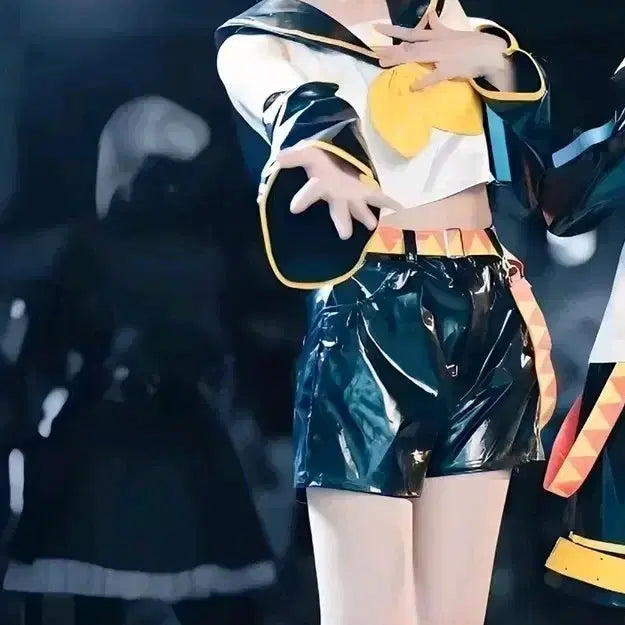 [BUNJANG] Kagamine Rin Cosplay Costume Set / 카가미네 린 코스프레 의상 세트, 카가미네 린 머리띠