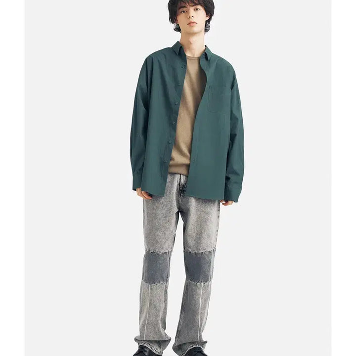 [SOLD OUT] [M] 수아레 데일리 바이오 셔츠 딥그린