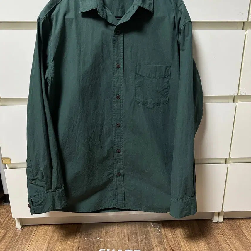 [SOLD OUT] [M] 수아레 데일리 바이오 셔츠 딥그린