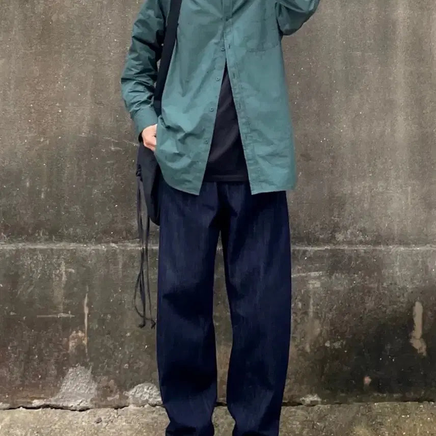 [SOLD OUT] [M] 수아레 데일리 바이오 셔츠 딥그린
