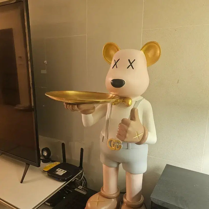[BUNJANG] Bearbrick 1000% "Tray Bear" Figure / 베어브릭1000싸이즈 장식