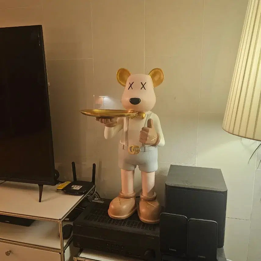 [BUNJANG] Bearbrick 1000% "Tray Bear" Figure / 베어브릭1000싸이즈 장식
