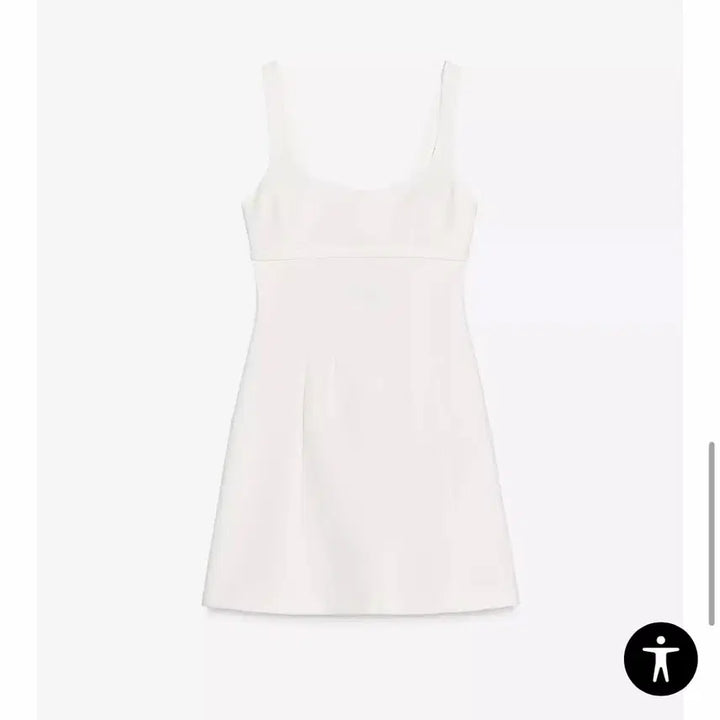 [BUNJANG] ZARA White Mini A-line Dress / 자라 화이트 미니 A라인 원피스