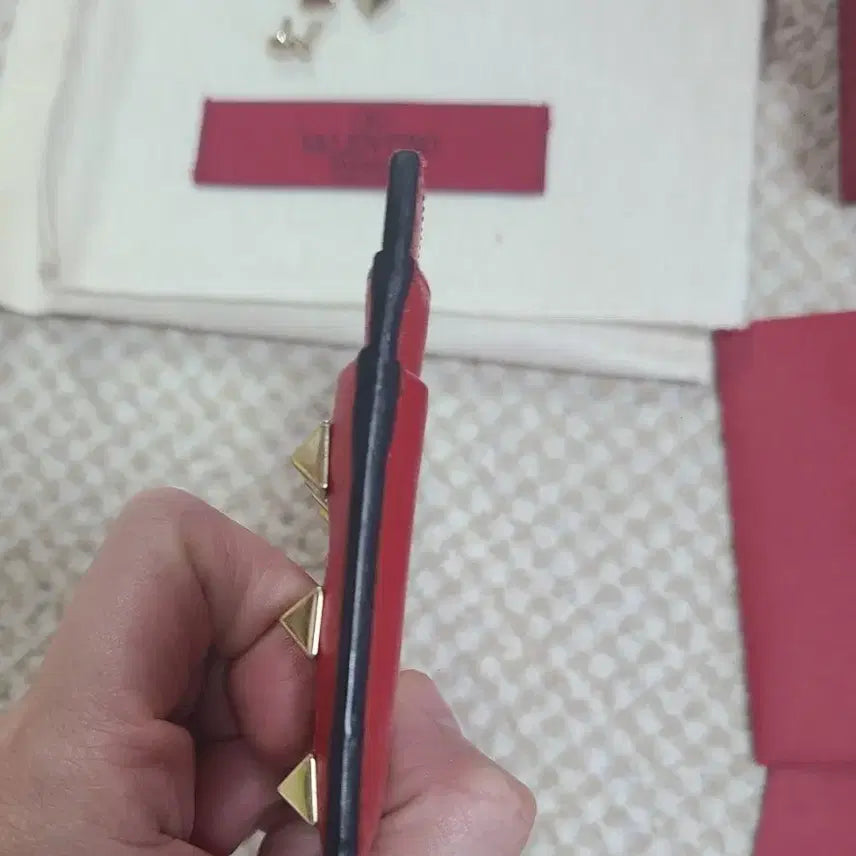 [BUNJANG] Valentino Rockstud Card Holder / (풀구성) 발렌티노 락스터드 카드지갑