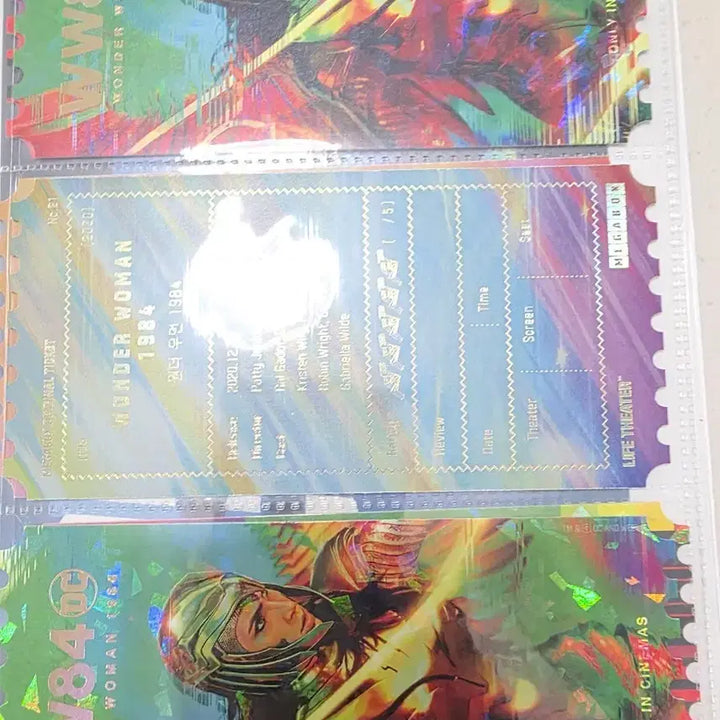[BUNJANG] Wonder Woman 1984 Megabox Original Ticket Set / 원더우먼1984 오티 메가박스 오리지널티켓 2종