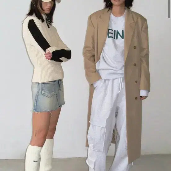 [BUNJANG] Dainit Double Coat / 다이닛 더블 코트