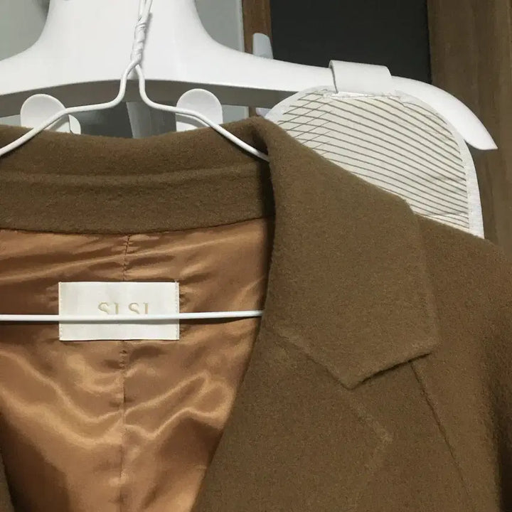 [BUNJANG] SJSJ Belted Handmade Wool Coat (55) / 한섬 SJSJ 에스제이 벨티드 핸드메이드 코트 (55)