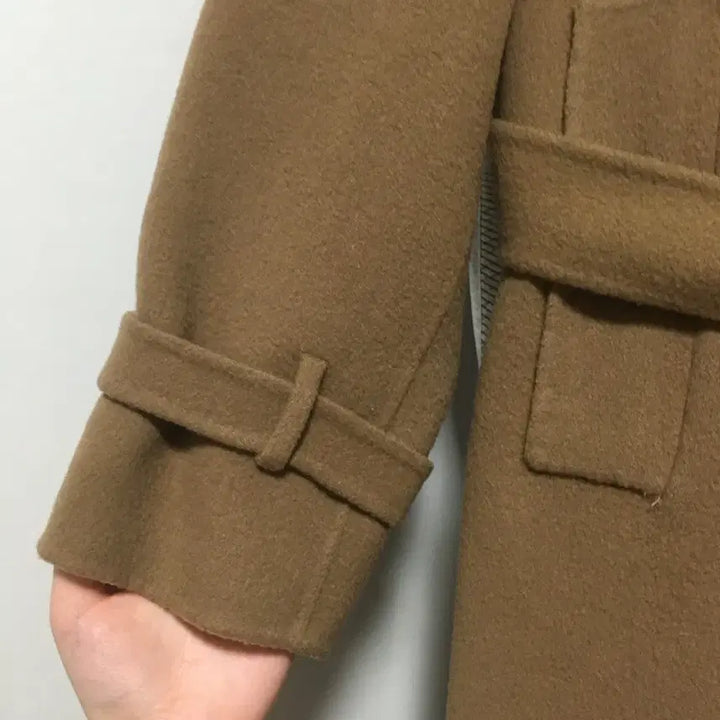 [BUNJANG] SJSJ Belted Handmade Wool Coat (55) / 한섬 SJSJ 에스제이 벨티드 핸드메이드 코트 (55)