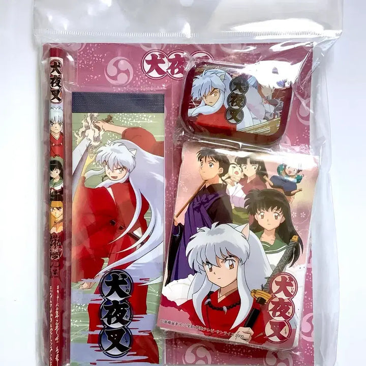 [BUNJANG] Inuyasha Classic Stationery Set (Red/Blue) / (2종) 이누야샤 고전 미니 선물 문구 세트 개별