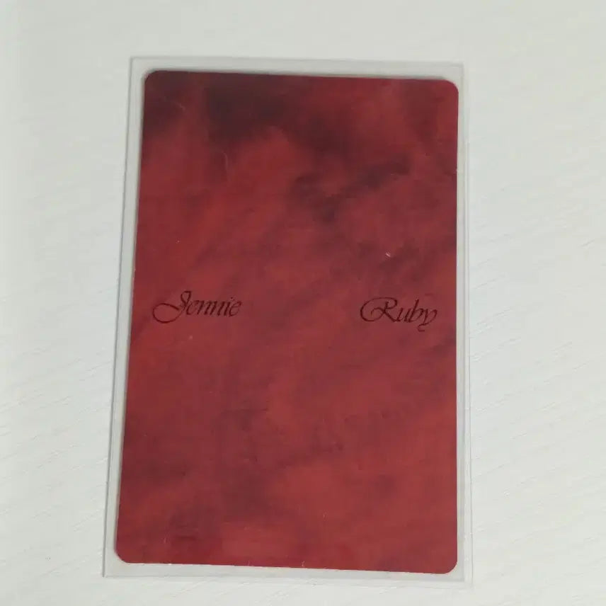 [BUNJANG] Blackpink Jennie Ruby Digipack Photocard / 블랙핑크 제니 루비 디지팩 포카