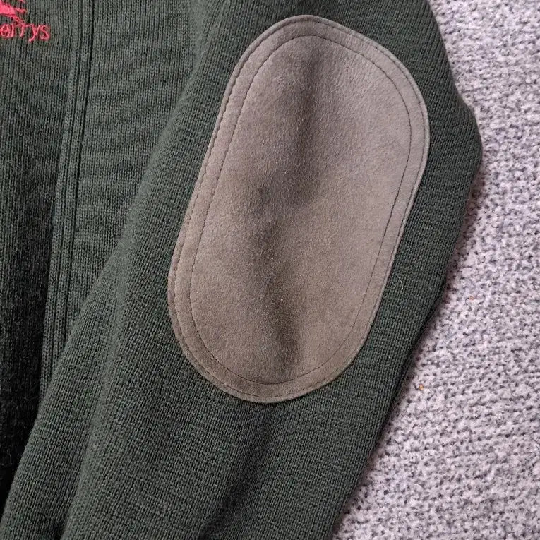 [BUNJANG] Burberry Hunting Green Knit Sweater / 버버리 헌팅 그린 니트 스웨터