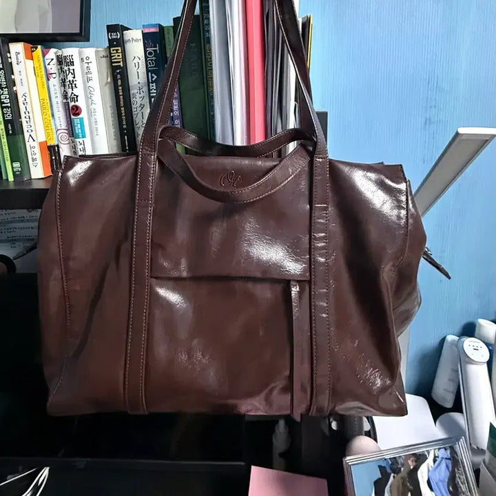 [BUNJANG] Other Tempo Rento Choco XXL Hobo Bag / 아더템포 렌토 초코 XXL 보부상백
