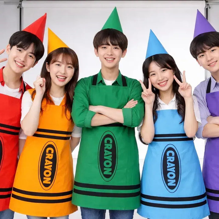 [BUNJANG] Crayon Cosplay Costume Set / 최저가,단체추천,당일가능) 졸업사진 크레용 코스프레